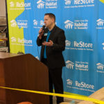 Matt Harper, development director of the Greater Green Bay Habitat for Humanity, provided the opening remarks.
