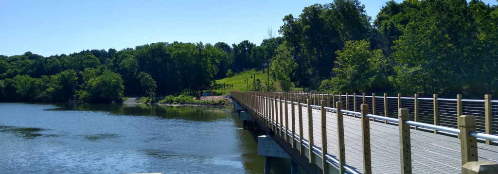 Nelson Family Heritage Crossing, new pedestrian bridge connecting ...