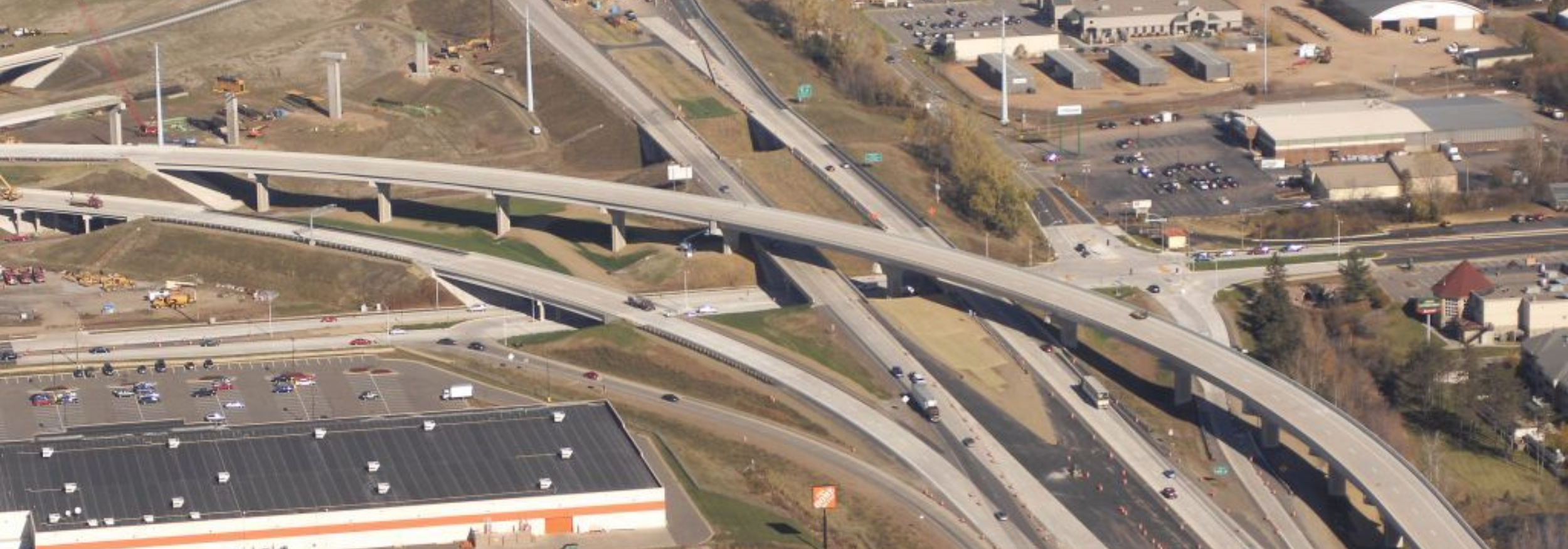 Northbound US 51 to Westbound WIS 29 Flyover Bridge