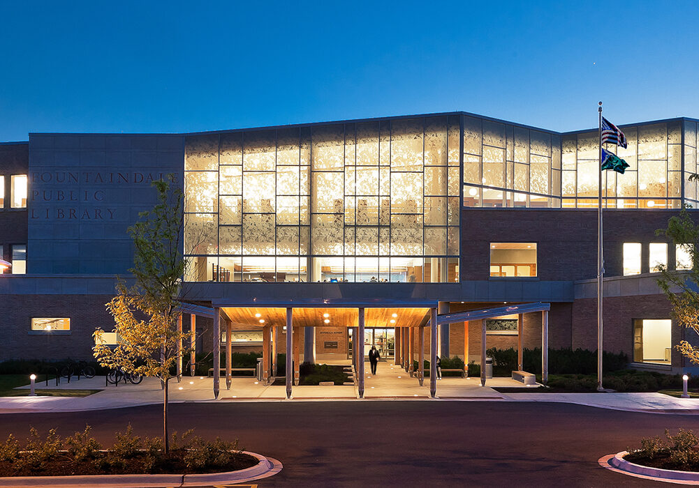 Fountaindale Library Header